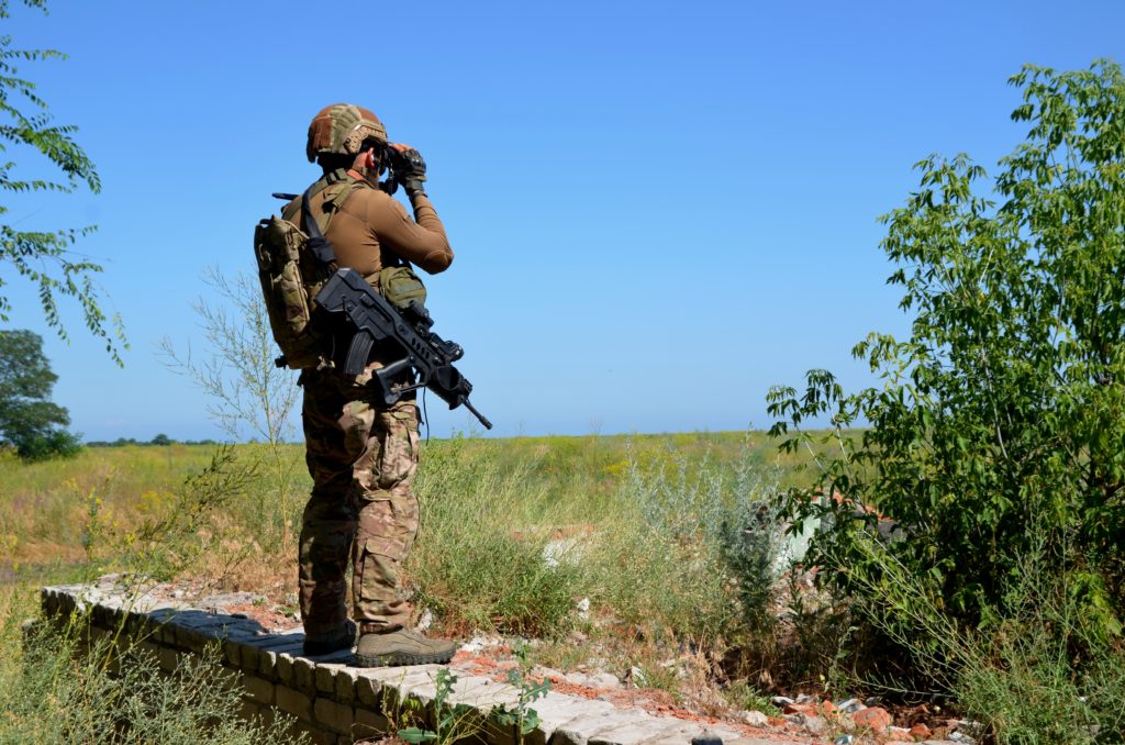 Азовці під час навчань із протидесантної оборони