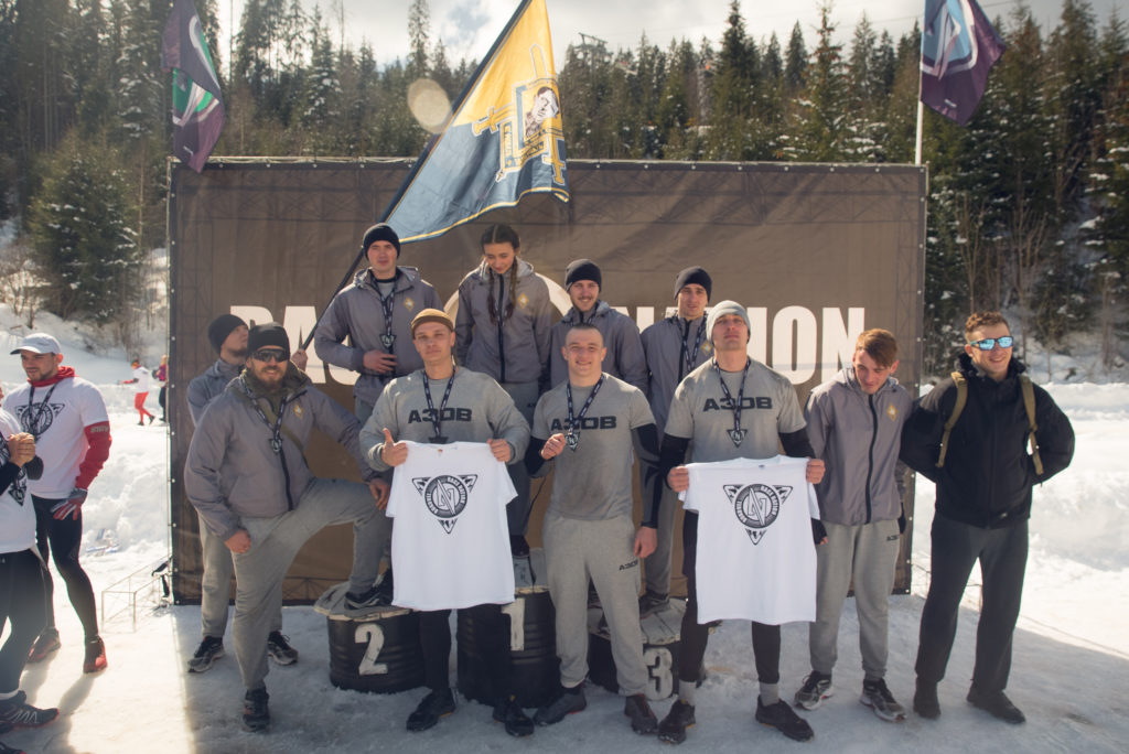 АЗОВЦІ ВІДВІДАЛИ СПОРТИВНІ ЗМАГАННЯ «RACE NATION» В БУКОВЕЛІ