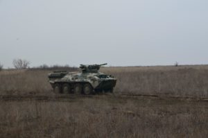 Тренувальні заняття екіпажів БТР