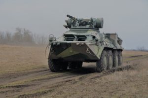 Тренувальні заняття екіпажів БТР