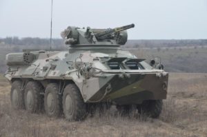 Тренувальні заняття екіпажів БТР