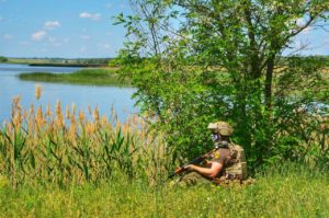 2-й батальйон полку АЗОВ провів навчання із протидесантної оборони