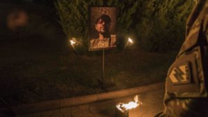 АЗОВЦІ ВШАНУВАЛИ ПАМ`ЯТЬ ПОЛЕГЛОГО СОКОЛА