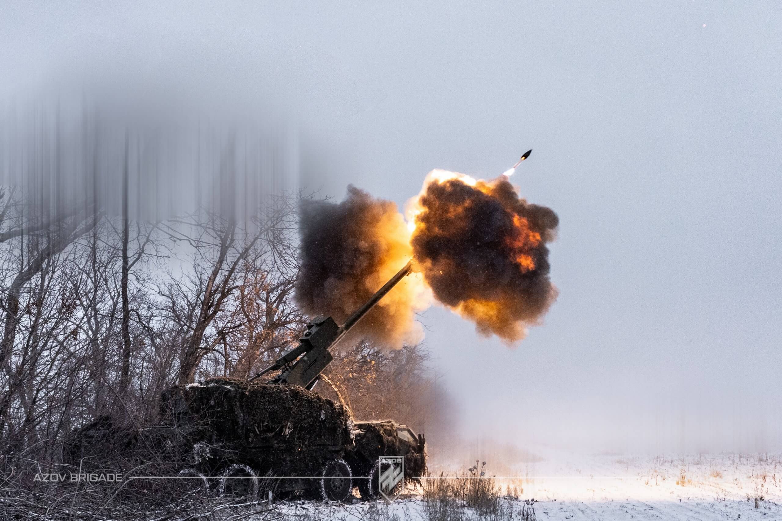 Найновіша зброя 12-ої бригади «Азов», 155-мм чеська САУ DITA вже активно працює по окупантам на Торецькому напрямку. 