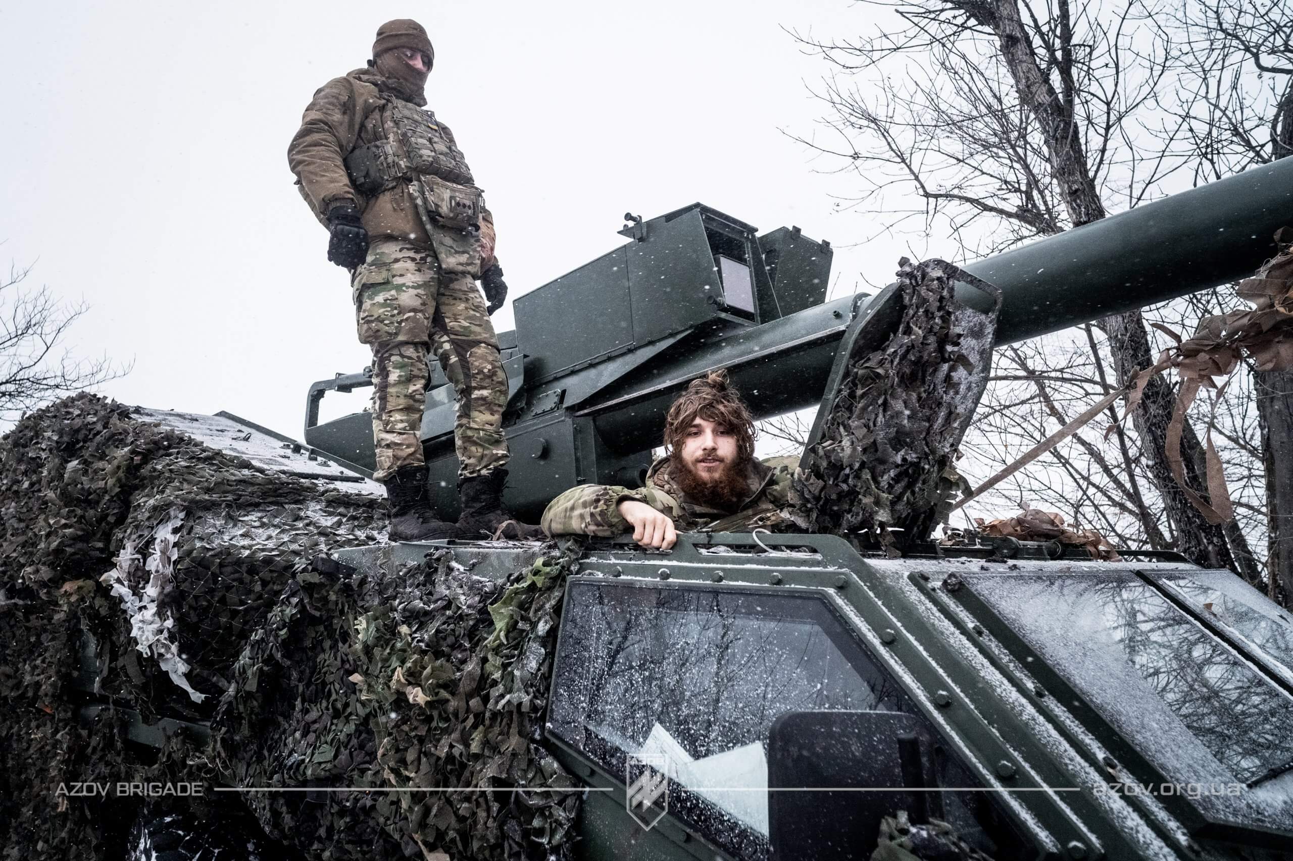 Найновіша зброя 12-ої бригади «Азов», 155-мм чеська САУ DITA вже активно працює по окупантам на Торецькому напрямку. 