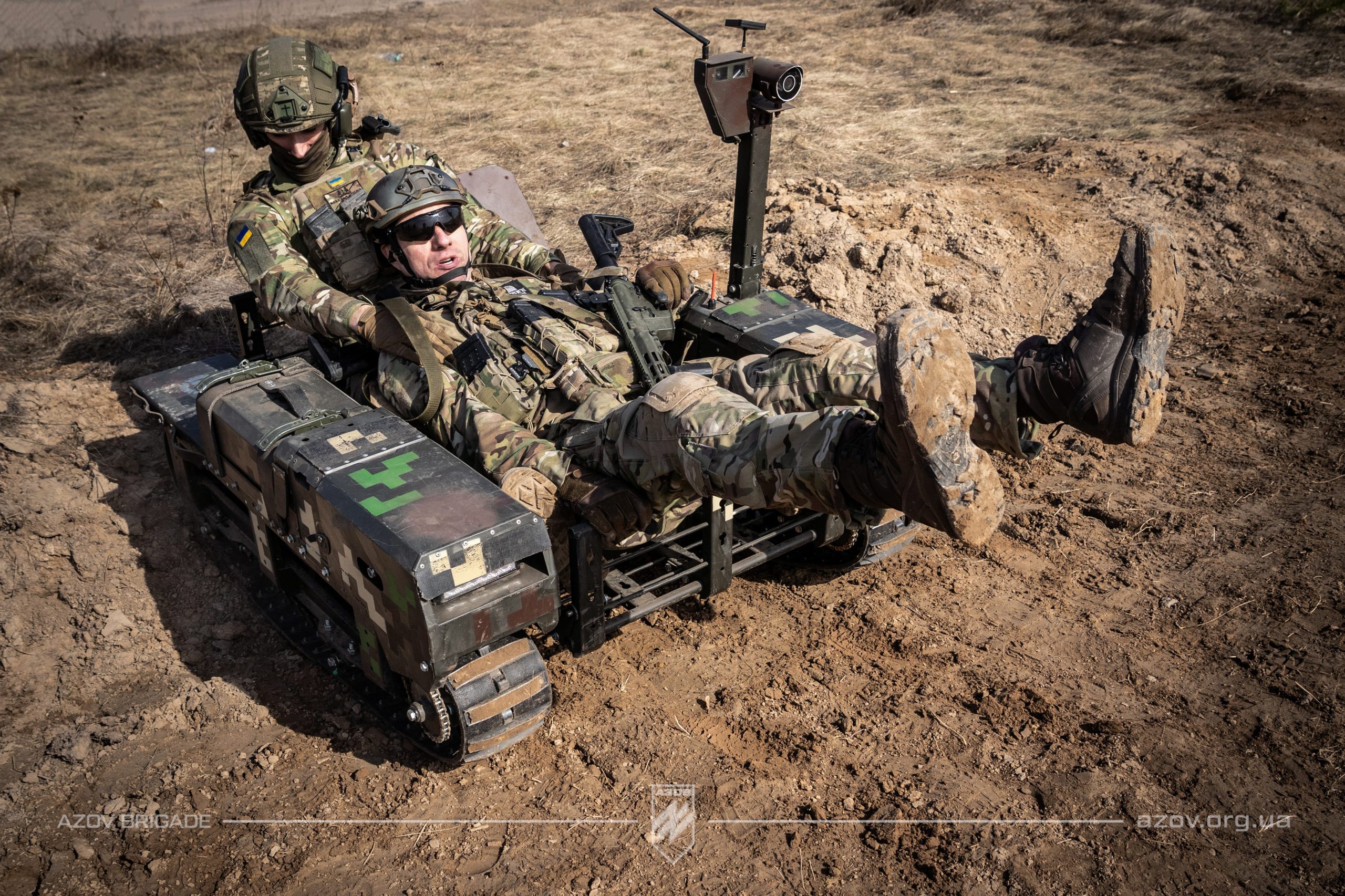 These pictures show firearms and tactical training of fighters from the International Battalion of the 12th Special Forces Brigade Azov.