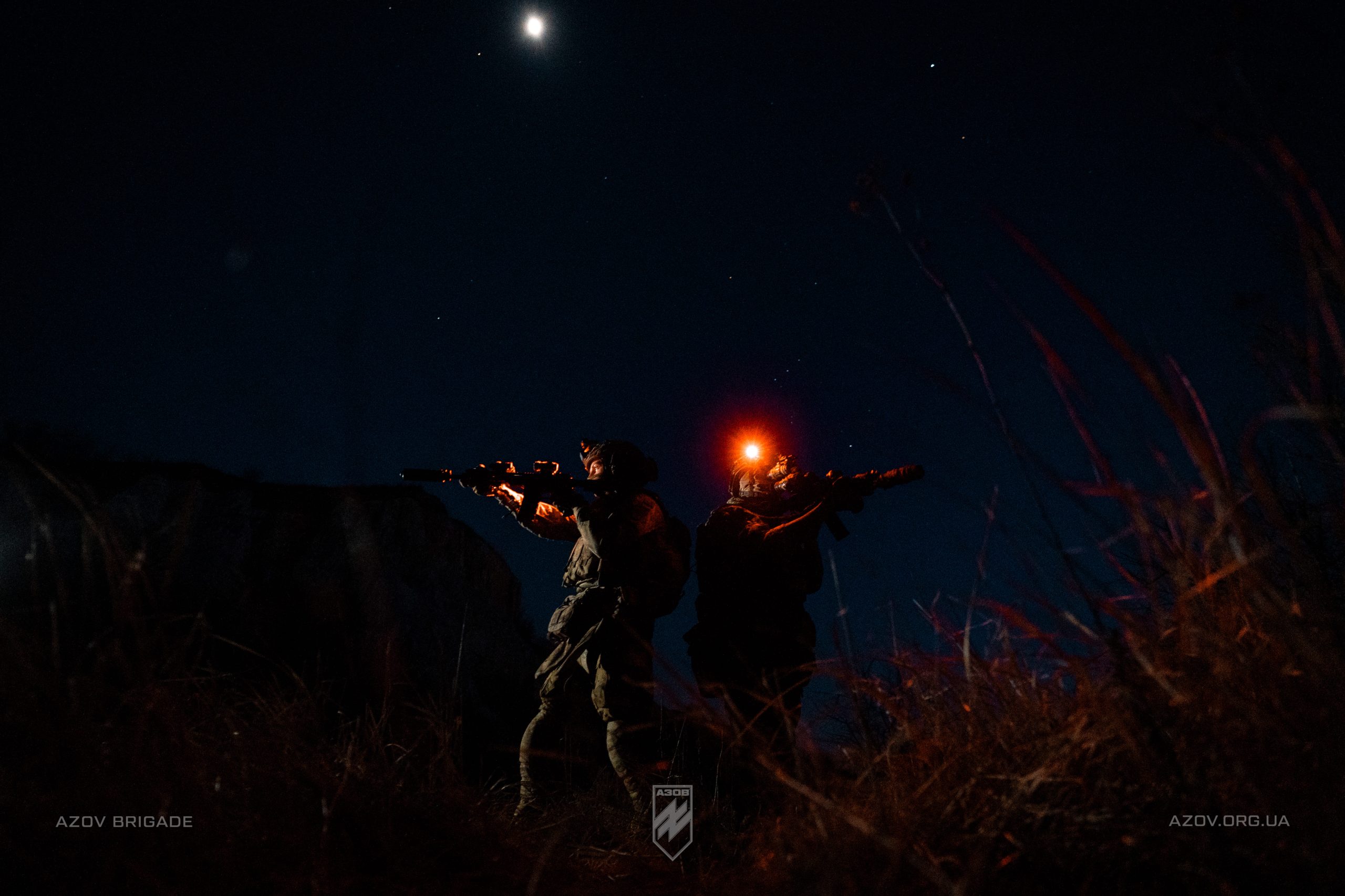 бійці загону снайперів 12-ої бригади спеціального призначення «Азов»