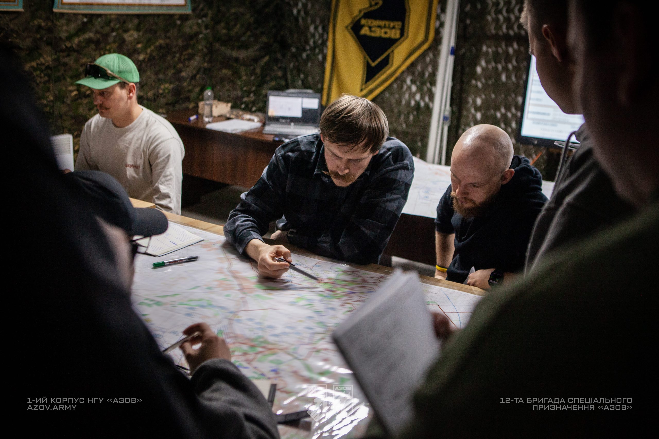 Офіцери 1-го корпусу НГУ «Азов» взяли участь у командно-штабних навчаннях.