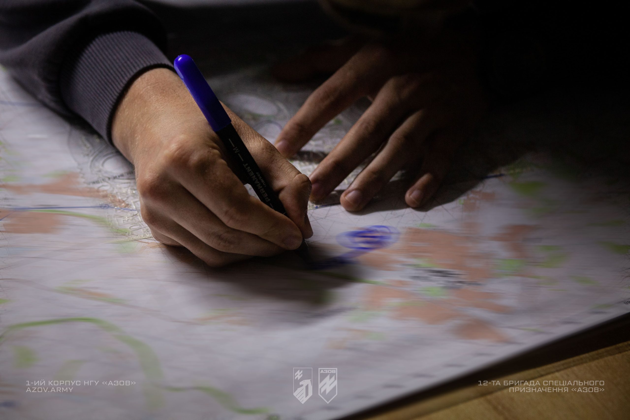 Офіцери 1-го корпусу НГУ «Азов» взяли участь у командно-штабних навчаннях.