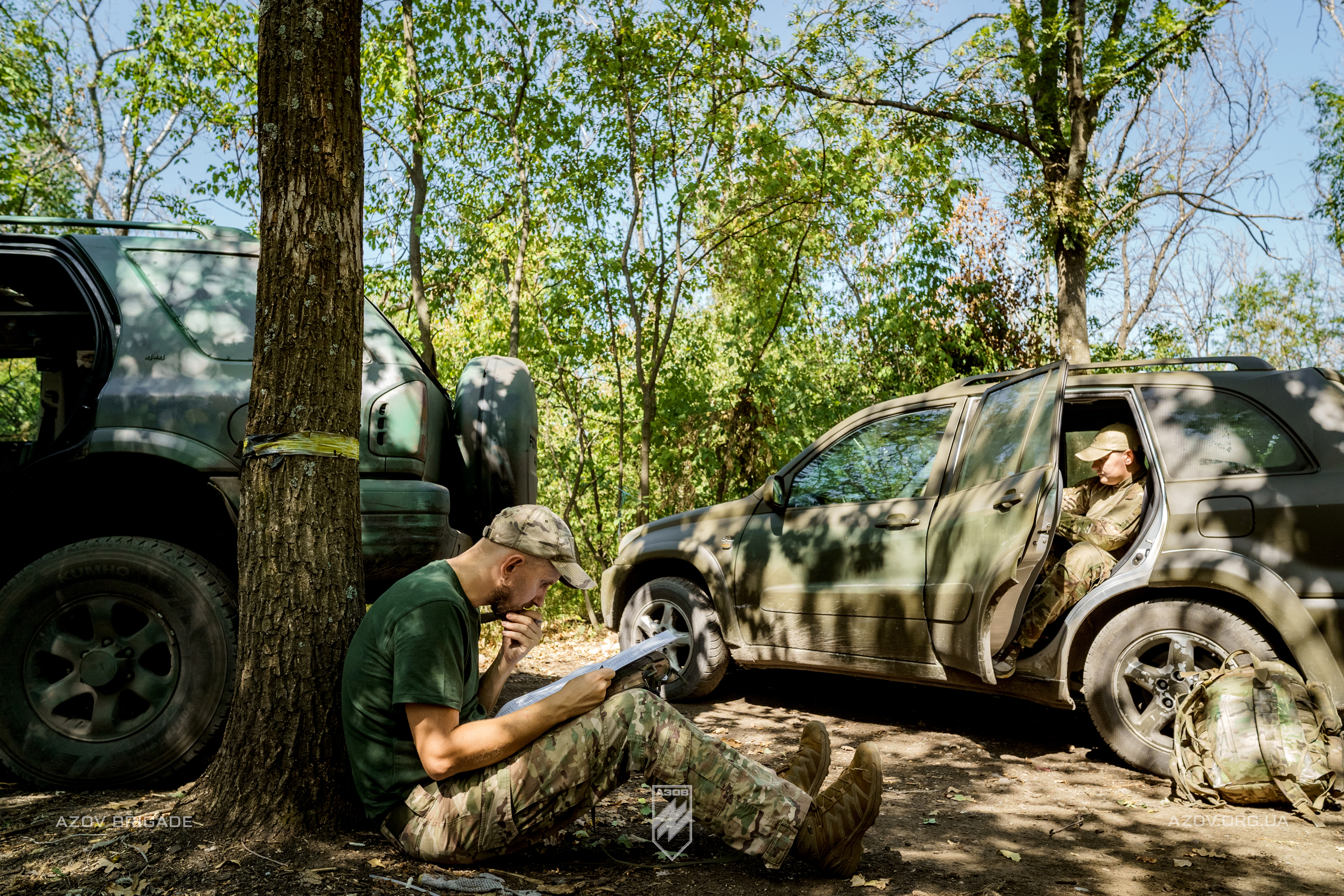 На світлинах – екзамен з TCCC для офіцерів бригадної артилерійської групи 12-ої бригади спеціального призначення «Азов».