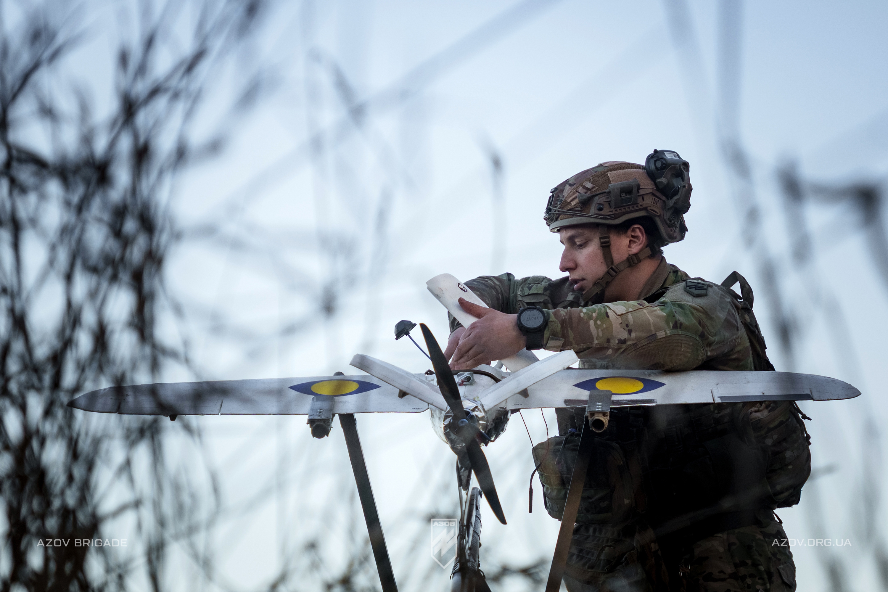 Бойові будні розрахунку зенітних БПЛА в складі зенітного ракетно-артилерійського дивізіону 12-ої бригади «Азов».