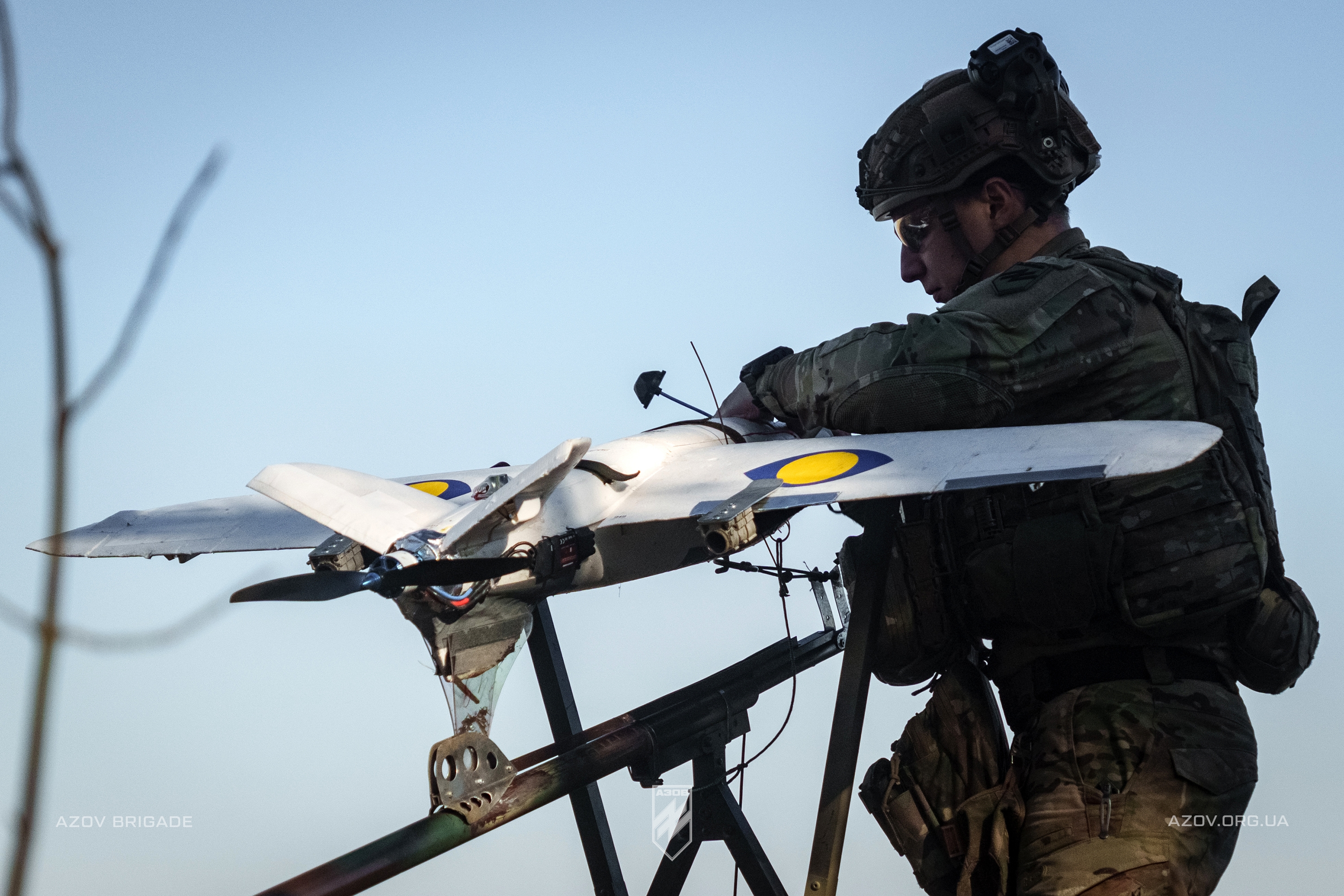 Бойові будні розрахунку зенітних БПЛА в складі зенітного ракетно-артилерійського дивізіону 12-ої бригади «Азов».